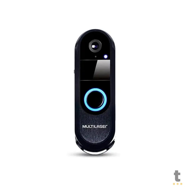 Video Porteiro Inteligente Multi HD Wi-fi 30Fps C/ Auto Falante e Microfone Embutido Preto - SE220