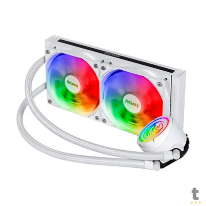 Water Cooler 2 Fans PCYes Nix 2 White ARGB (Intel/AMD) Branco -PCYWCNIX240W Truedata