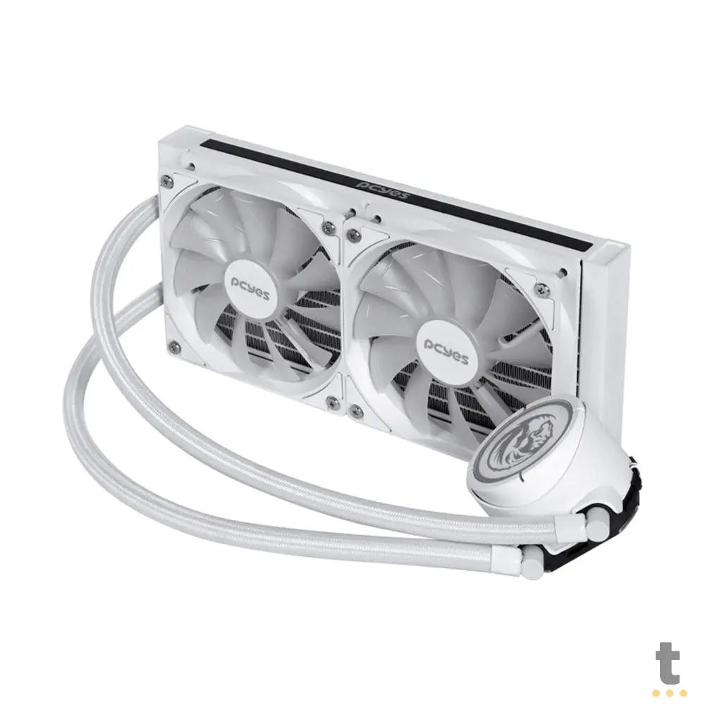Water Cooler 2 Fans PCYes Nix 2 White ARGB (Intel/AMD) Branco -PCYWCNIX240W Truedata
