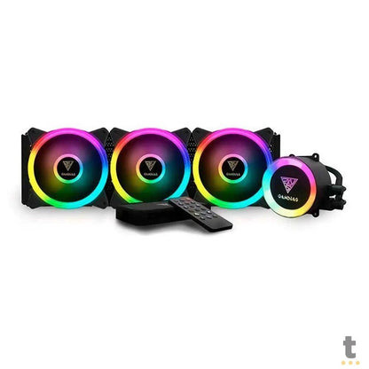 Water Cooler 3 Fans Gamdias RGB (Intel/AMD) - CHIONE P2-360R Truedata