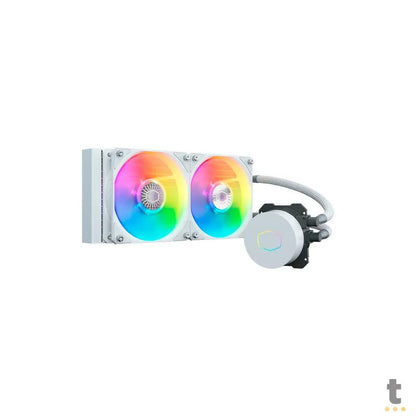 Water Cooler Dual Fan Cooler Master ML240L V2 RGB 240mm (Intel/AMD) Branco - MLW-D24M-A18PW-RW Truedata