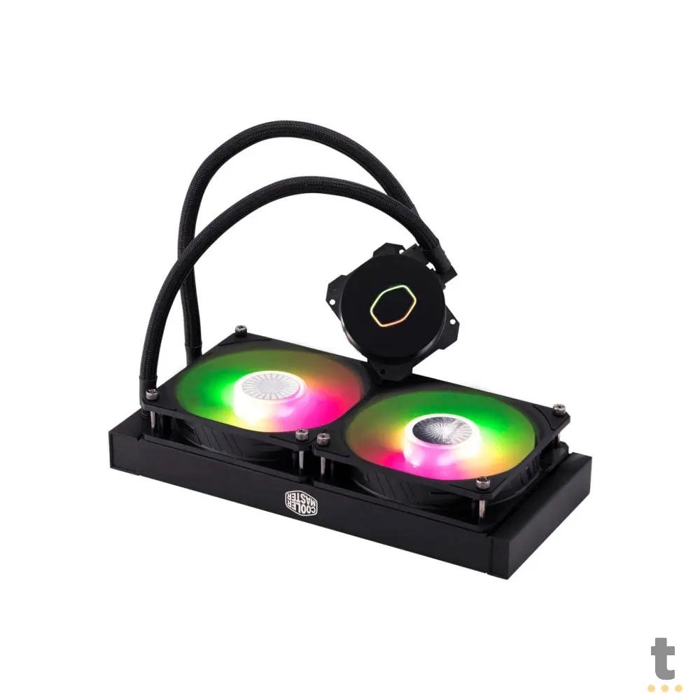 Water Cooler Dual Fan Cooler Master ML240L V2 RGB 240mm (Intel/AMD) - MLW-D24M-A18PA-R2 Truedata