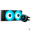 Water Cooler Dual Fan Deepcool Gammax L240T Led Azul (Intel/AMD) - DP-H12RF-GL240TB Truedata