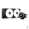 Water Cooler Dual Fan Deepcool Gammaxx L240T Led Branco (Intel/AMD) - DP-H12RF-GL240TW Truedata