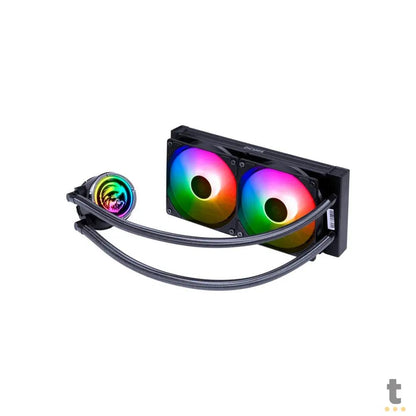 Water Cooler PCYes 2 Fans Nix 2 ARGB (Intel/AMD) Preto - PCYWCNIX240 Truedata