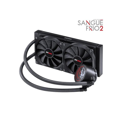 Water Cooler PCYes Sangue Frio 2 2 Fans 240mm (Intel/AMD) - PSF2240H40PTSL Truedata