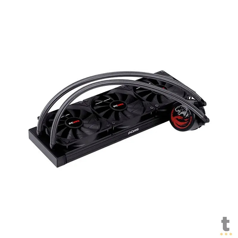 Water Cooler PCYes Sangue Frio 2 Triple Fan 360mm (Intel/AMD) - PSF2360H60PTSL Truedata