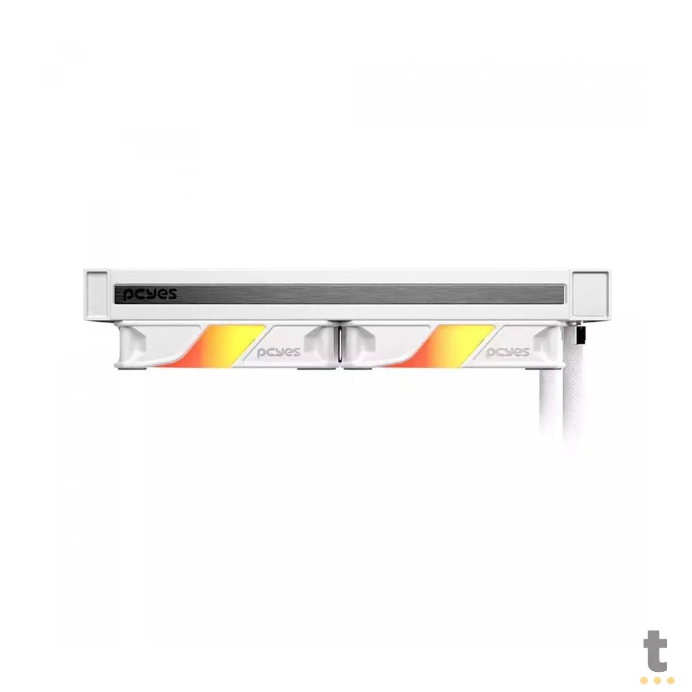 Water Cooler PCYes Sangue Frio 3 Dual Fan 240mm ARGB TDP 250W (Intel/AMD) Branco - ARGBSF3240WGBR Truedata