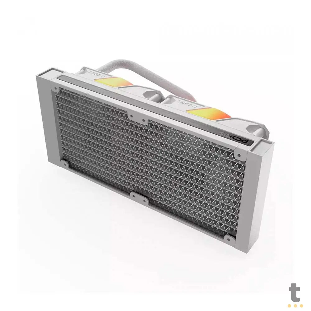 Water Cooler PCYes Sangue Frio 3 Dual Fan 240mm ARGB TDP 250W (Intel/AMD) Branco - ARGBSF3240WGBR Truedata