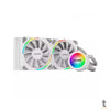 Water Cooler PCYes Sangue Frio 3 Dual Fan 240mm ARGB TDP 250W (Intel/AMD) Branco - ARGBSF3240WGBR Truedata