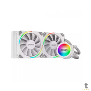 Water Cooler PCYes Sangue Frio 3 Dual Fan 240mm ARGB TDP 250W (Intel/AMD) Branco - ARGBSF3240WGBR