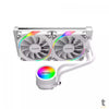 Water Cooler PCYes Sangue Frio 3 Dual Fan 240mm ARGB TDP 250W (Intel/AMD) Branco - ARGBSF3240WGBR Truedata