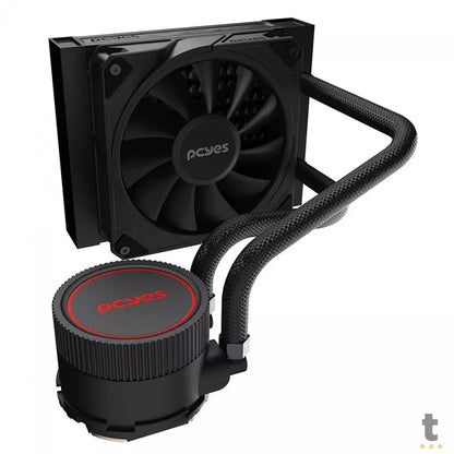 Water Cooler PCYes Sangue Frio 3 Single Fan 120mm TDP 200W (Intel/AMD) Preto - WCSF3120BR Truedata