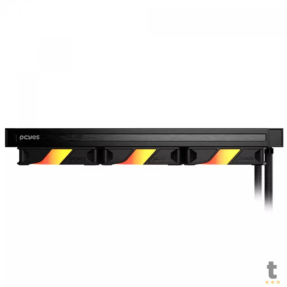 Water Cooler PCYes Sangue Frio 3 Triple Fan 360mm ARGB TDP 350W (Intel/AMD) Preto - ARGBSF3360BR Truedata