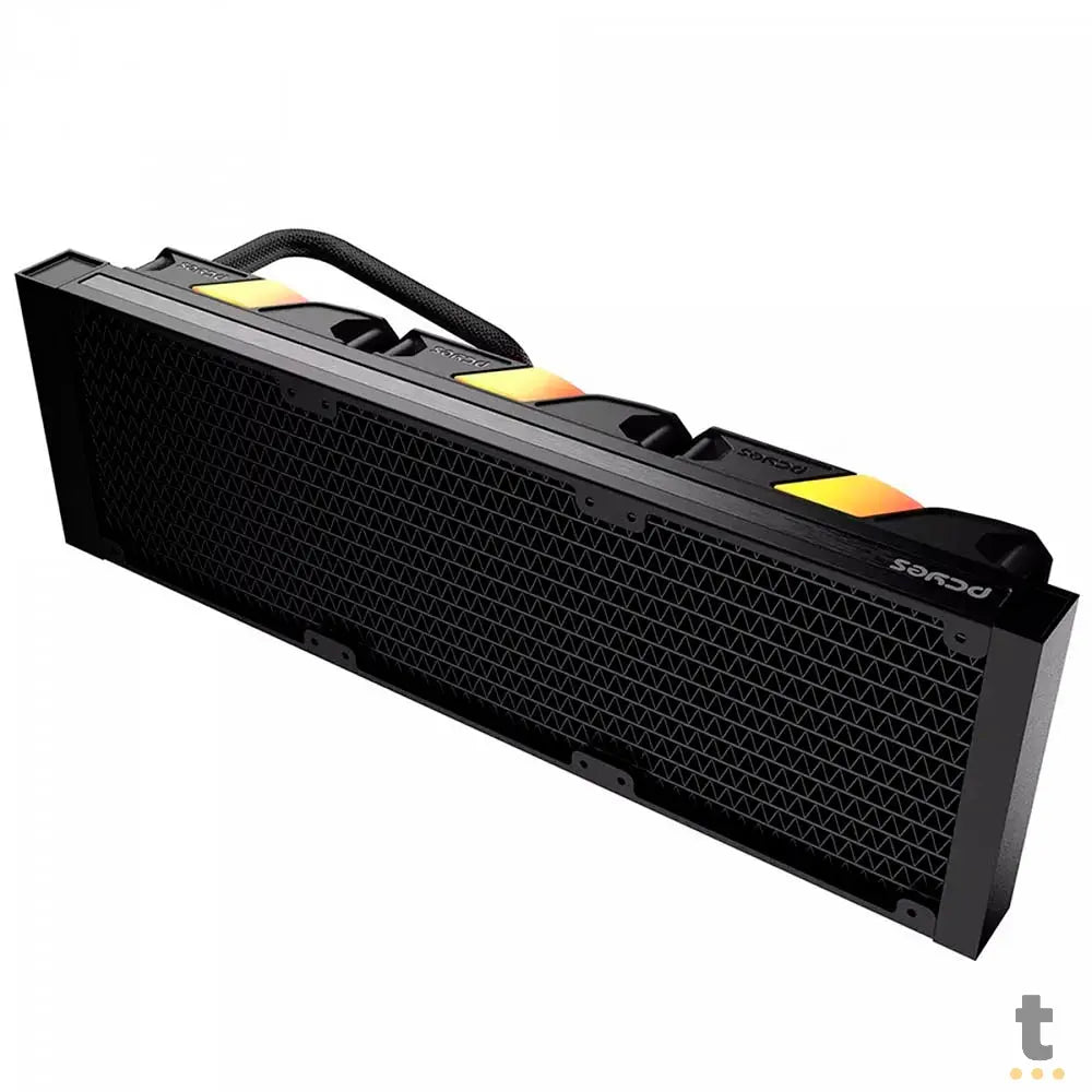 Water Cooler PCYes Sangue Frio 3 Triple Fan 360mm ARGB TDP 350W (Intel/AMD) Preto - ARGBSF3360BR Truedata