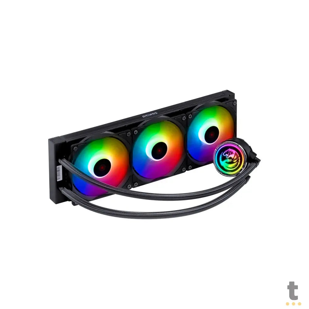 Water Cooler PCYes Triple Fan Nix 2 ARGB (Intel/AMD) Preto - PCYWCNIX360 Truedata