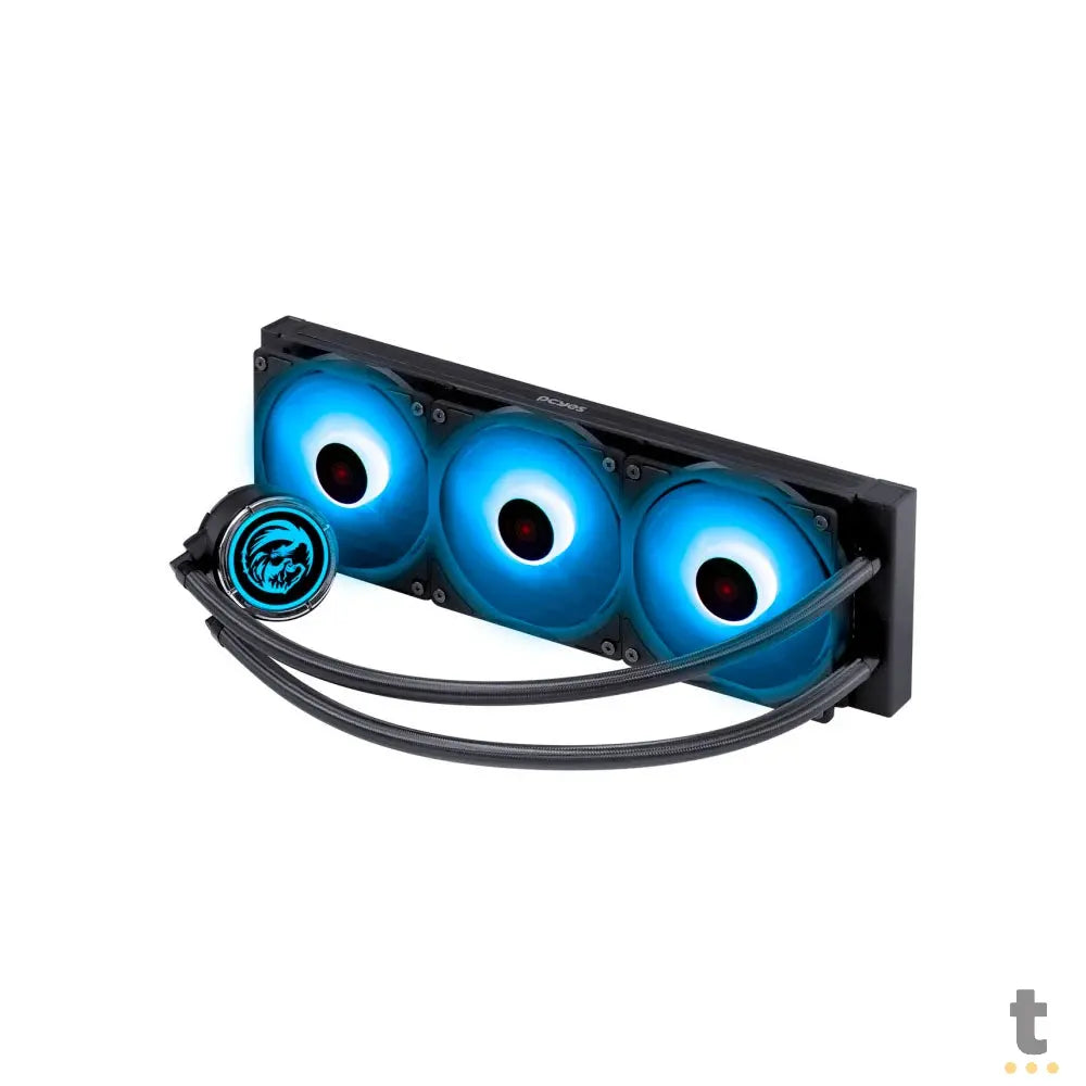 Water Cooler PCYes Triple Fan Nix 2 ARGB (Intel/AMD) Preto - PCYWCNIX360 Truedata