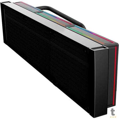 Water Cooler PCYes Vision 3 Fans 360mm Tela LCD 2,1'' (Intel/AMD) Black Vulcan - Vs360Bv Truedata