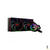 Water Cooler PCYes Vision Dual Fan 240mm Tela LCD 2,1'' (Intel/AMD) Black Vulcan - Vs240Bv Truedata