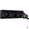 Water Cooler PCYes Vision Triple Fan 360mm Tela LCD 2,1'' (Intel/AMD) Black Vulcan - Vs360Bv Truedata