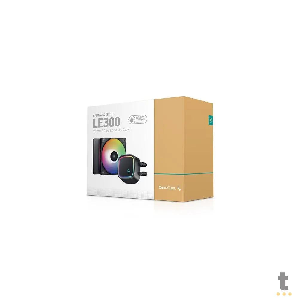 Water Cooler Single Fan DeepCool Gammaxx LE300 120mm ARGB (Intel/AMD) - R-LE300-BKLNMC-G-1 Truedata