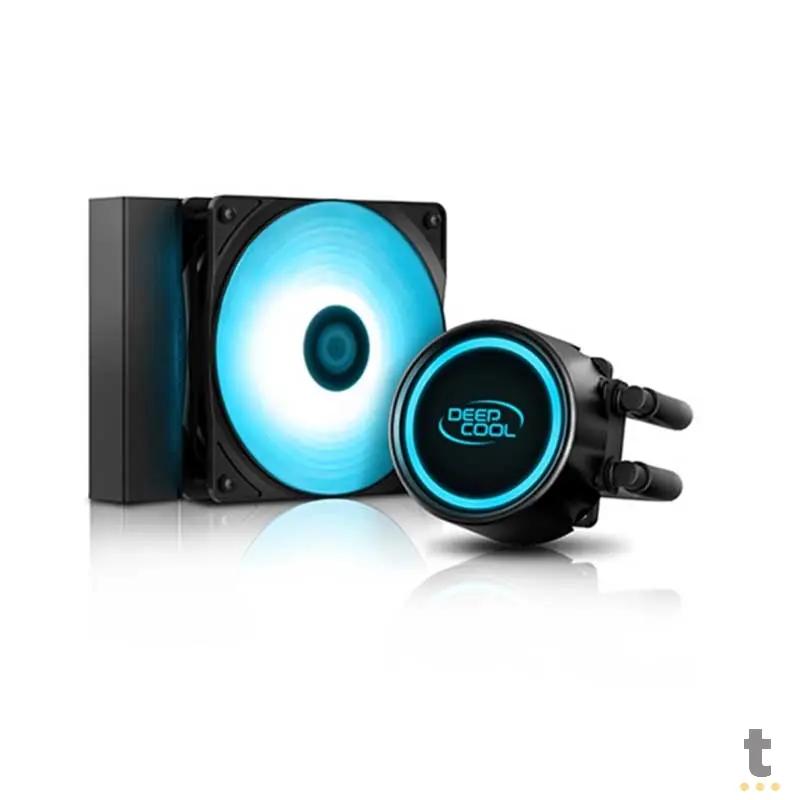 Water Cooler Single Fan Deepcool Gammaxx L120T Led Azul (Intel/AMD) - DP-H12RF-GL120TB Truedata