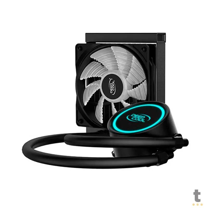 Water Cooler Single Fan Deepcool Gammaxx L120T Led Azul (Intel/AMD) - DP-H12RF-GL120TB Truedata