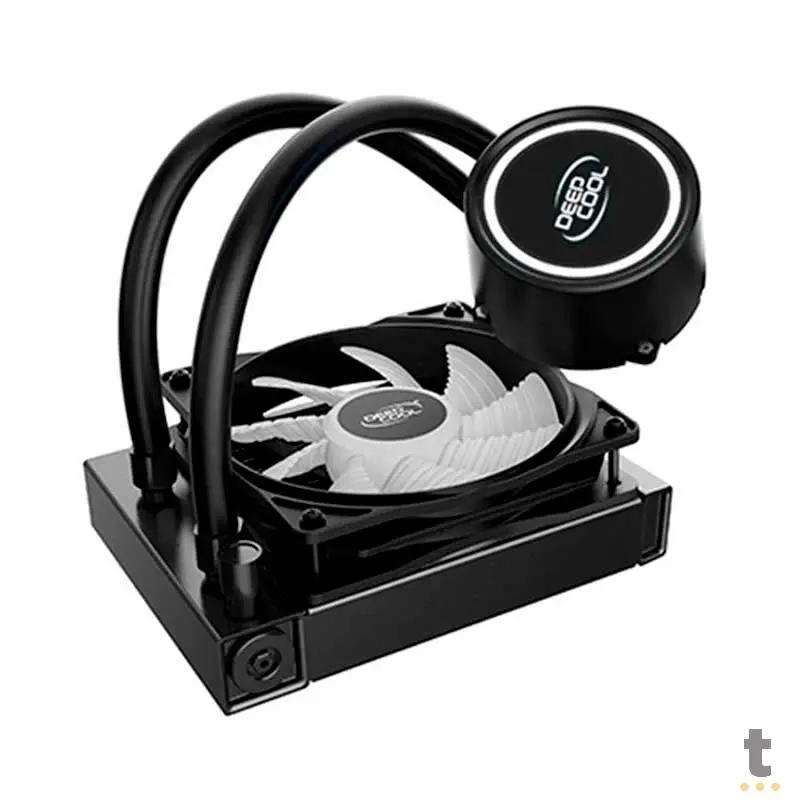 Water Cooler Single Fan Deepcool Gammaxx L120T Led Branco (Intel/AMD) - DP-H12RF-GL120TWH Truedata