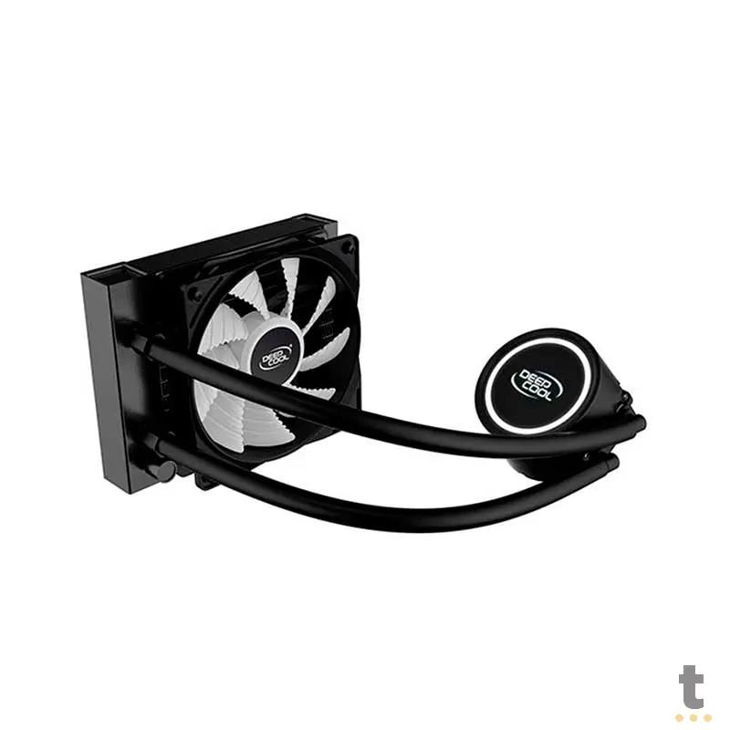 Water Cooler Single Fan Deepcool Gammaxx L120T Led Branco (Intel/AMD) - DP-H12RF-GL120TWH Truedata