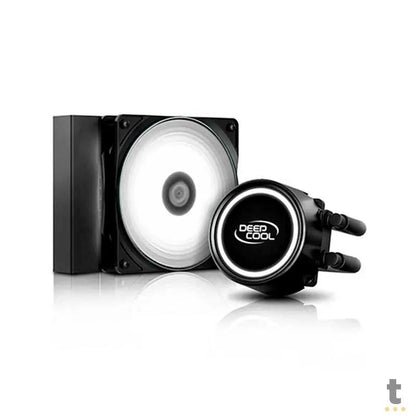 Water Cooler Single Fan Deepcool Gammaxx L120T Led Branco (Intel/AMD) - DP-H12RF-GL120TWH Truedata