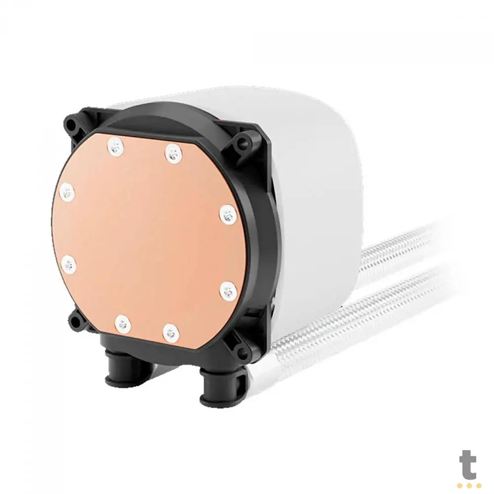 Water Cooler Single Fan Gamdias Aura ARGB 120mm (Intel/AMD) Branco - AURA GL 120 V2 WH Truedata