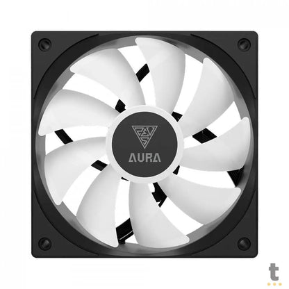 Water Cooler Single Fan Gamdias Aura ARGB 120mm (Intel/AMD) Preto - AURA GL 120 V2 Truedata