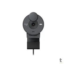 Webcam Logitech Brio 300 Full Hd 1080p USB-C 30fps C/ Microfone - 960-001413