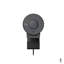 Webcam Logitech Brio 300 Full Hd 1080p USB-C 30fps C/ Microfone - 960-001413 Truedata