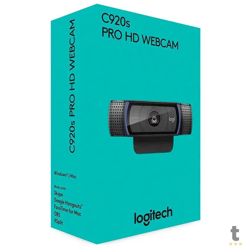Webcam Logitech C920s Pro Full Hd 1080p 30fps Video Chamada Foco Automático - 960-001257 Truedata