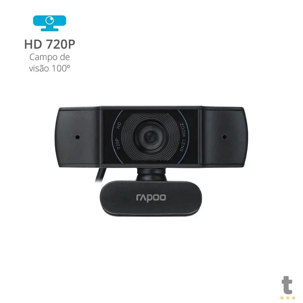 Webcam Rapoo 720P Foco Automático C200 - RA015 Truedata