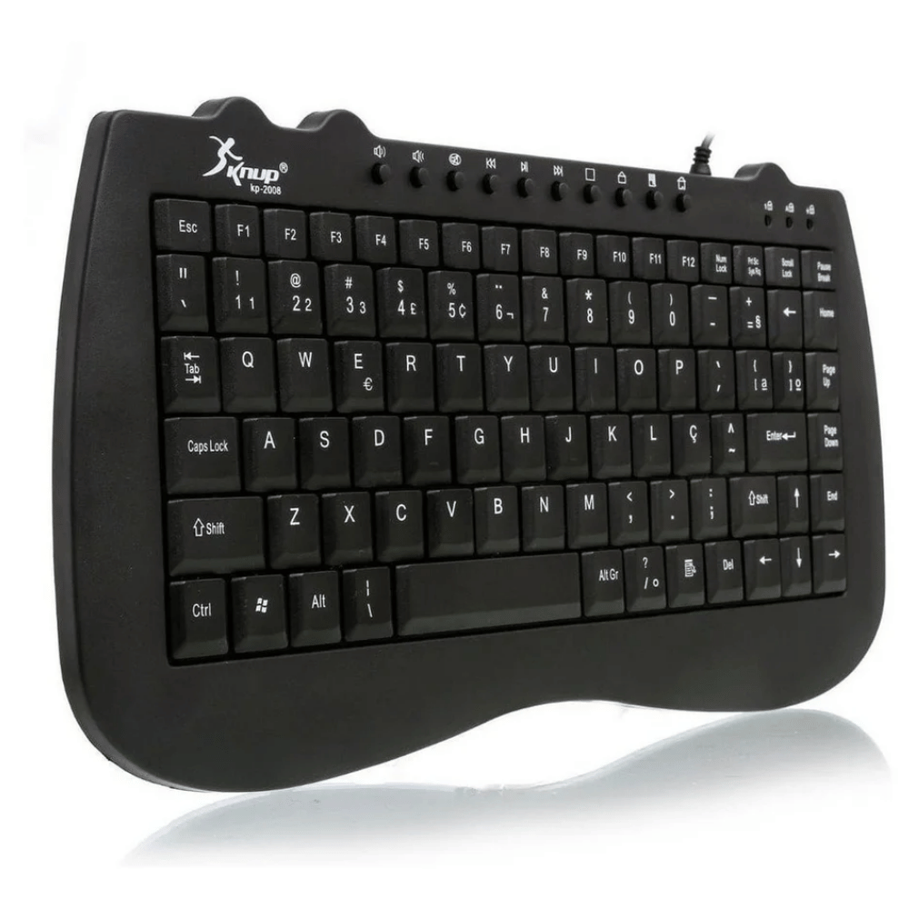 Teclado Slim Multimídia USB Knup - KP-2008