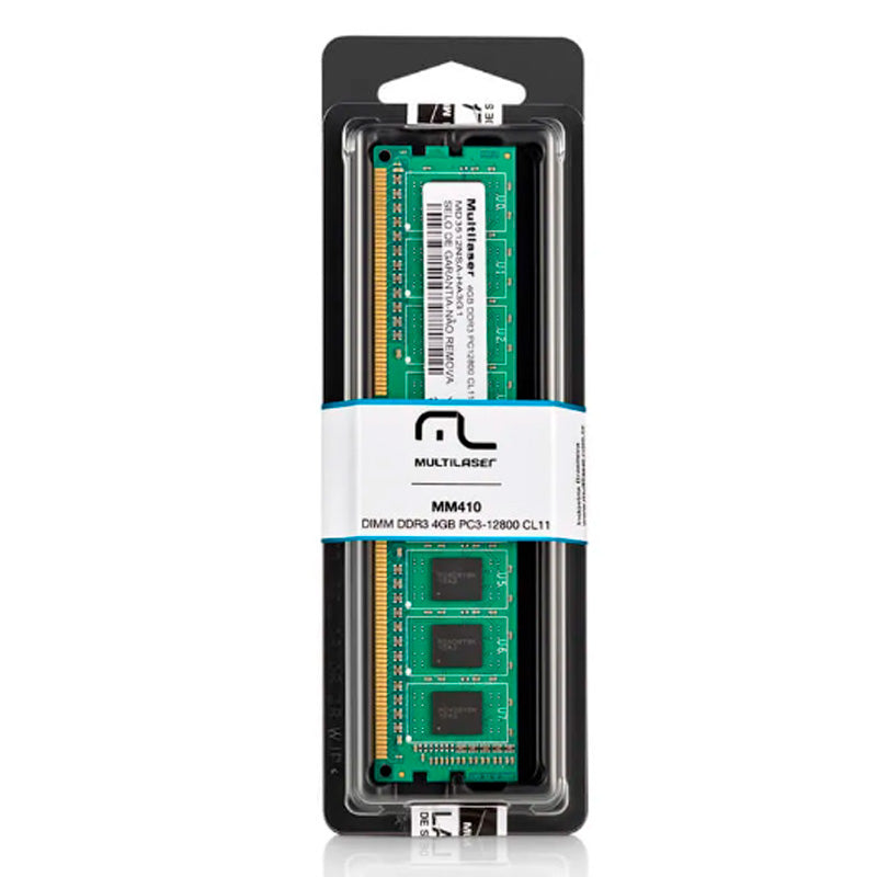 Memoria DDR3 4GB 1600Mhz Multilaser - MM410