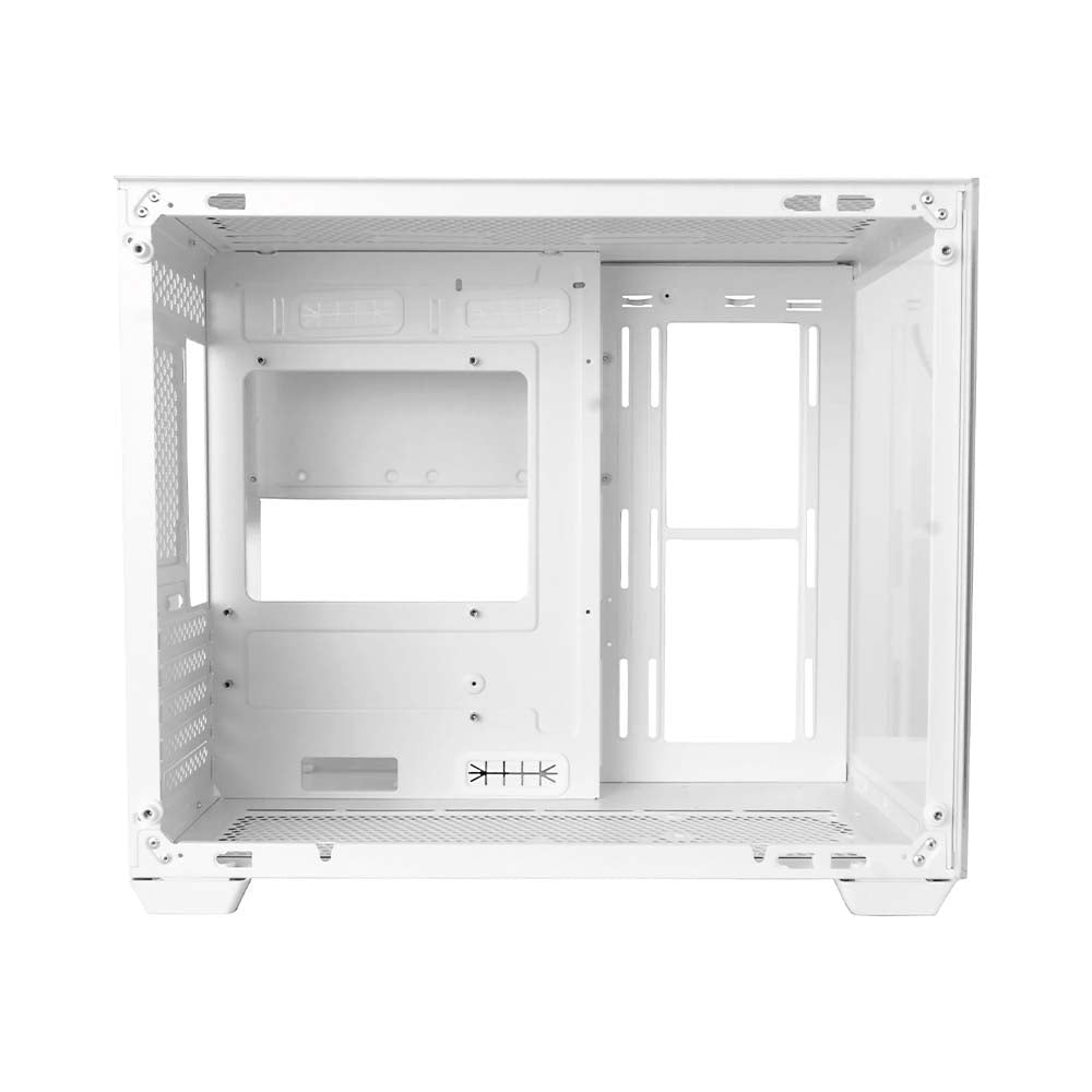 Gabinete Gamer Aerocool Dryft Micro Atx Com frente e lateral em Vidro Temperado Branco - 84915