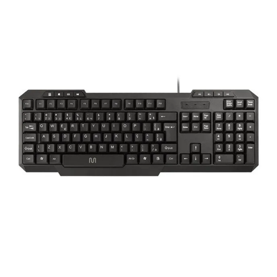 Teclado Com Fio Multi Slim Resistente a Agua Abnt Preto Usb - TC206
