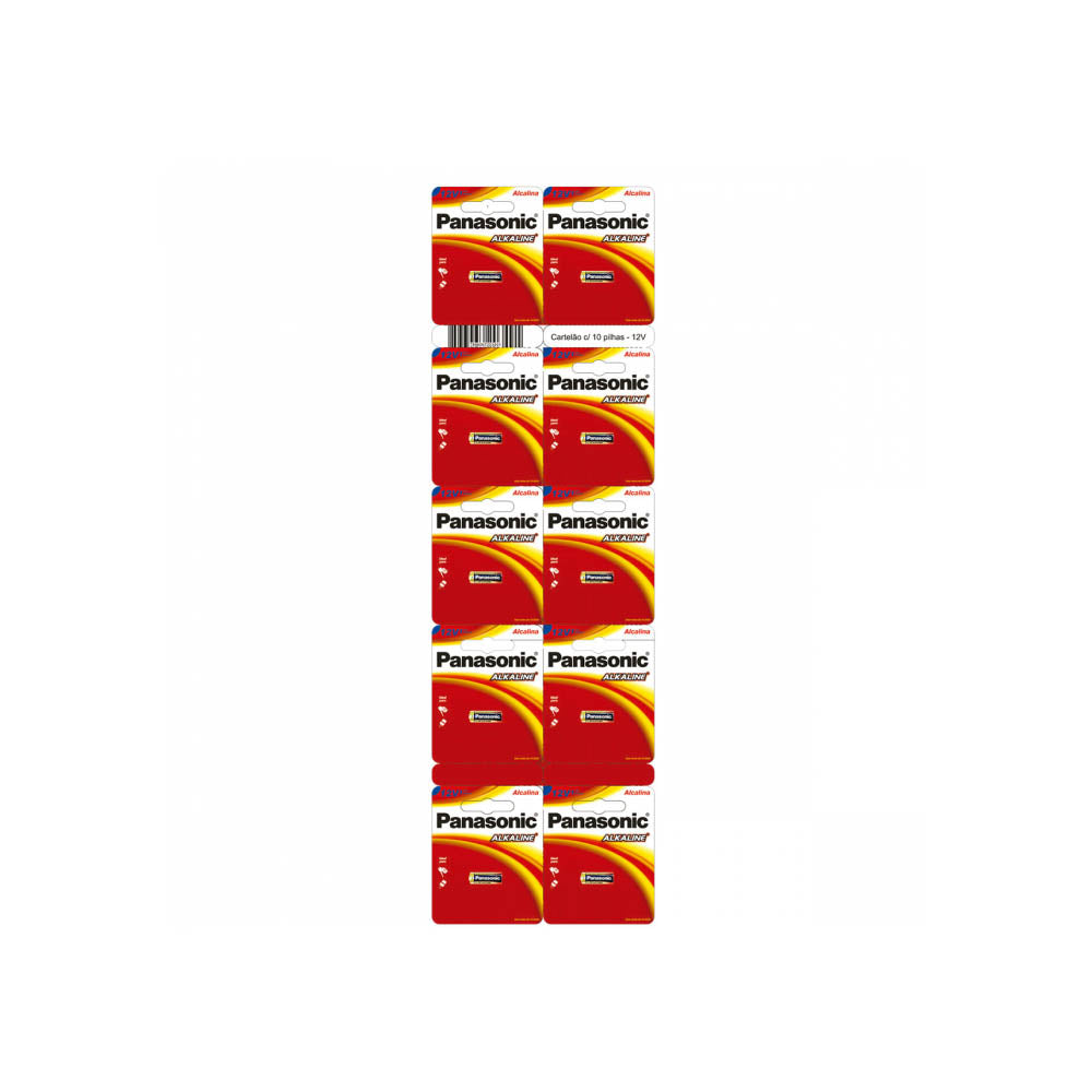 Bateria A23 12v Alcalina Panasonic Cartela C/ 10 - 34426