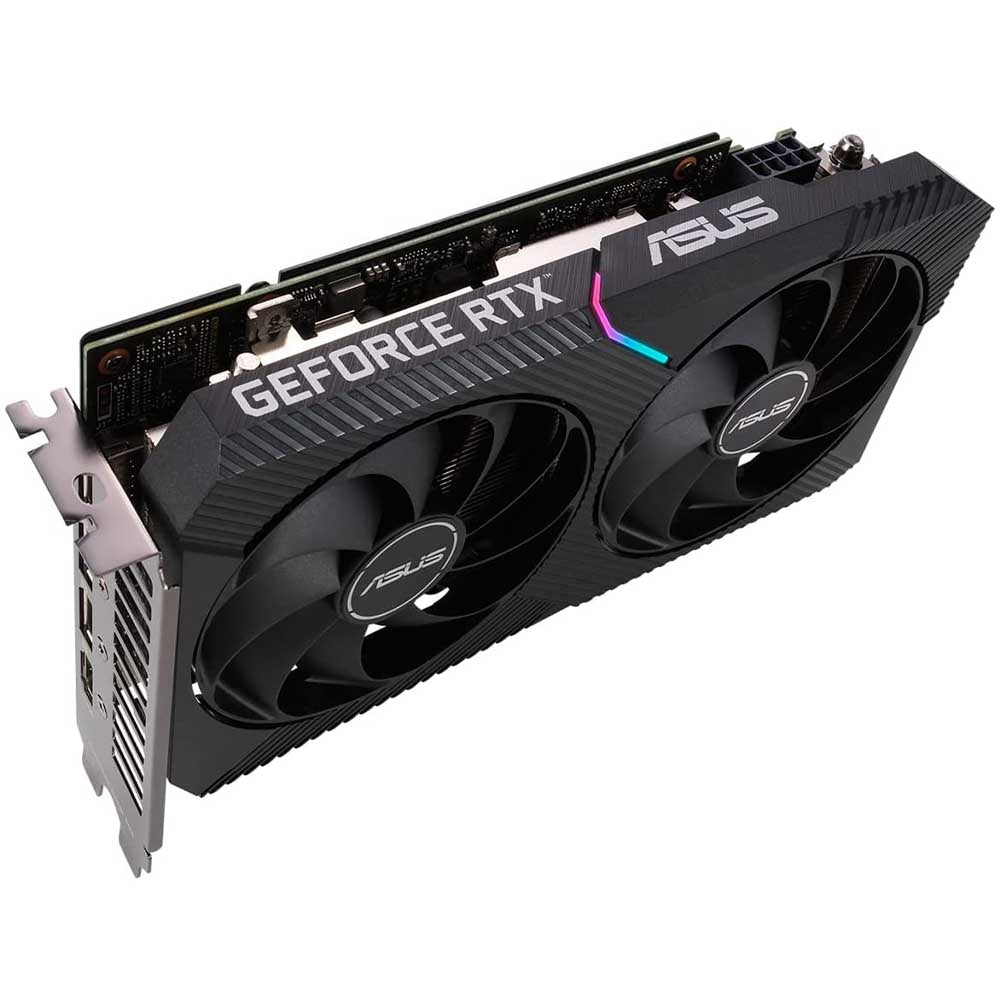 Placa De Video 8gb Rtx3050 Gddr6 OC Asus Nvidia GeForce 128bits Displayport Hdmi - 90YV0HH0-M0NA00