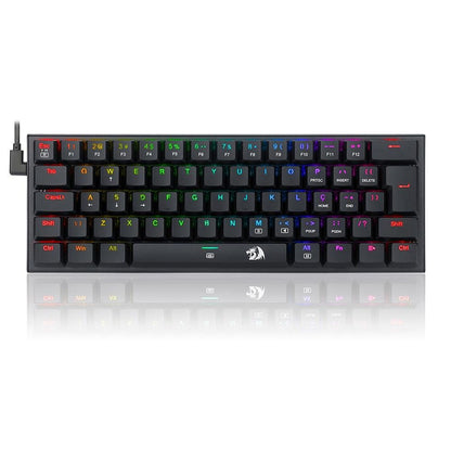 Teclado Gamer Mecânico Redragon Anivia RGB Switch Azul Preto - K614-RGB (PT-BLUE) Truedata