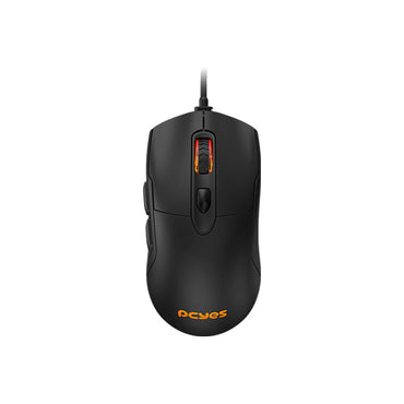 Mouse Gamer PCYes Malus Black Vulcan 6 Botões 12400dpi RGB - PMGHBV Truedata