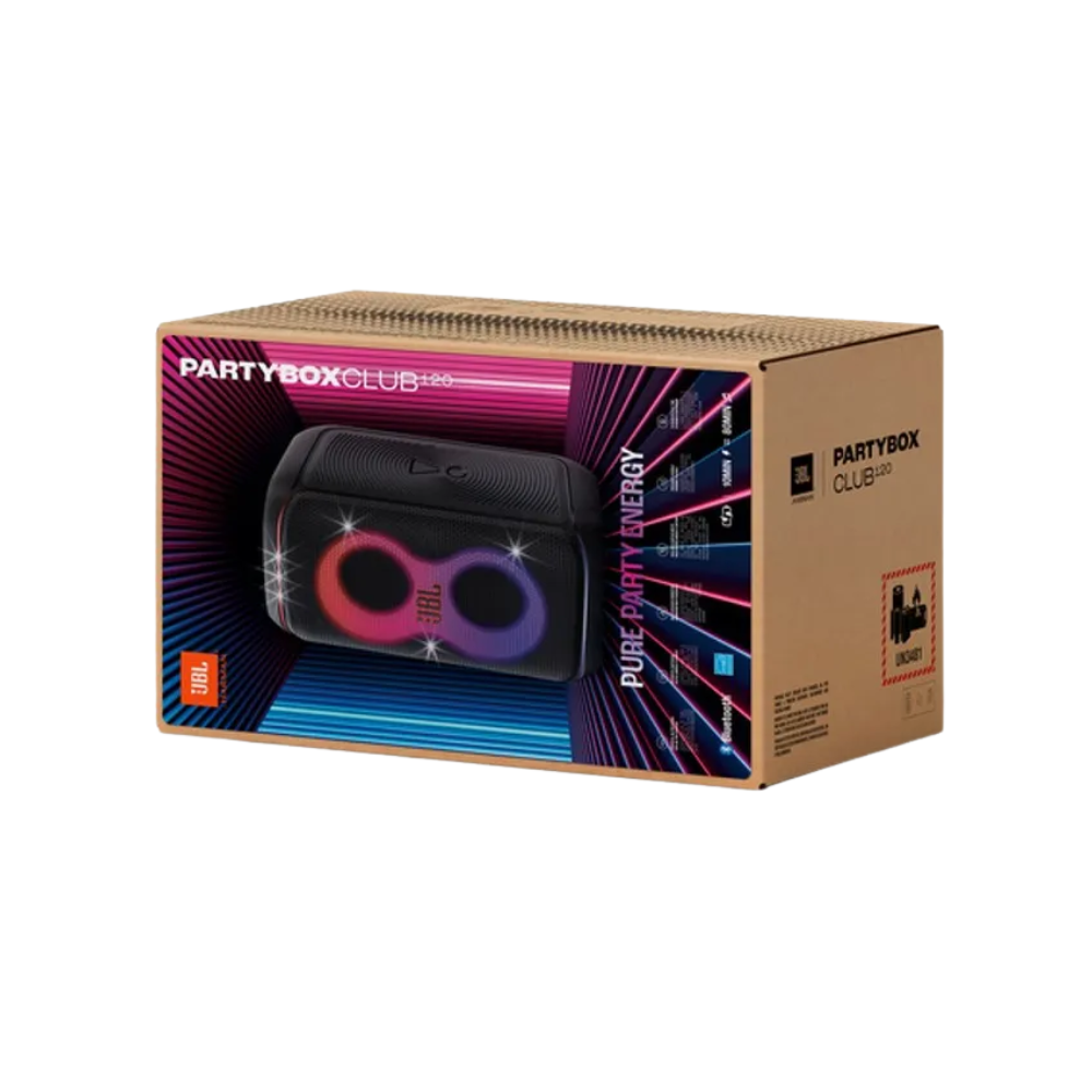 Caixa De Som Portátil Bluetooth Jbl PartyBox 120 160w Preta - JBLPARTYBOX120BR