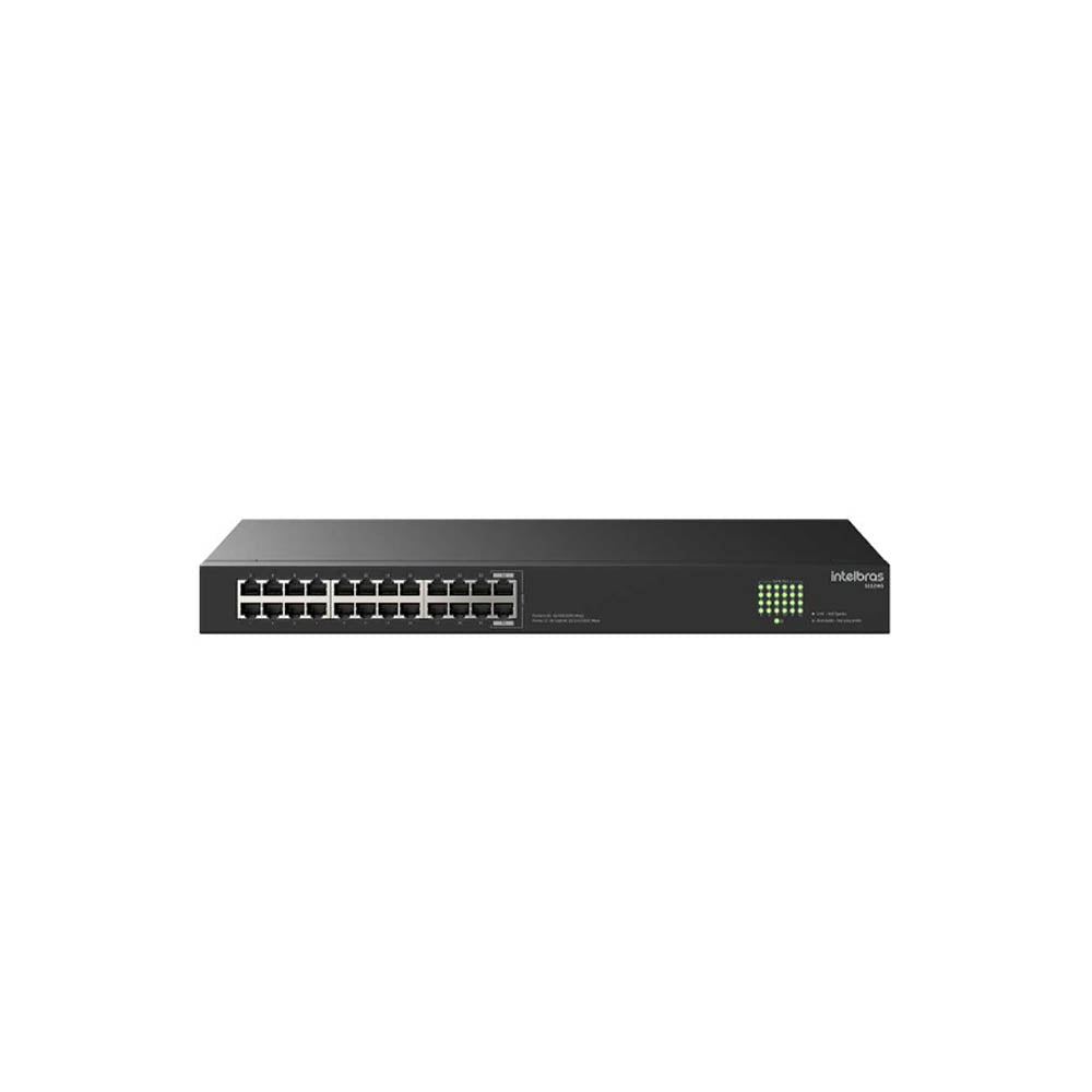 Switch 24 Portas Gigabit 10/100/1000 Mbps Intelbras S1124G - 4760115