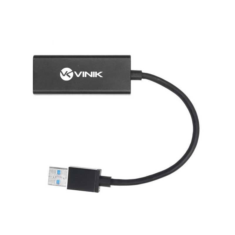 Adaptador Usb 3.0 Para Rj45 10/100/1000 (Placa De Rede Usb) Vinik - ADRJ45