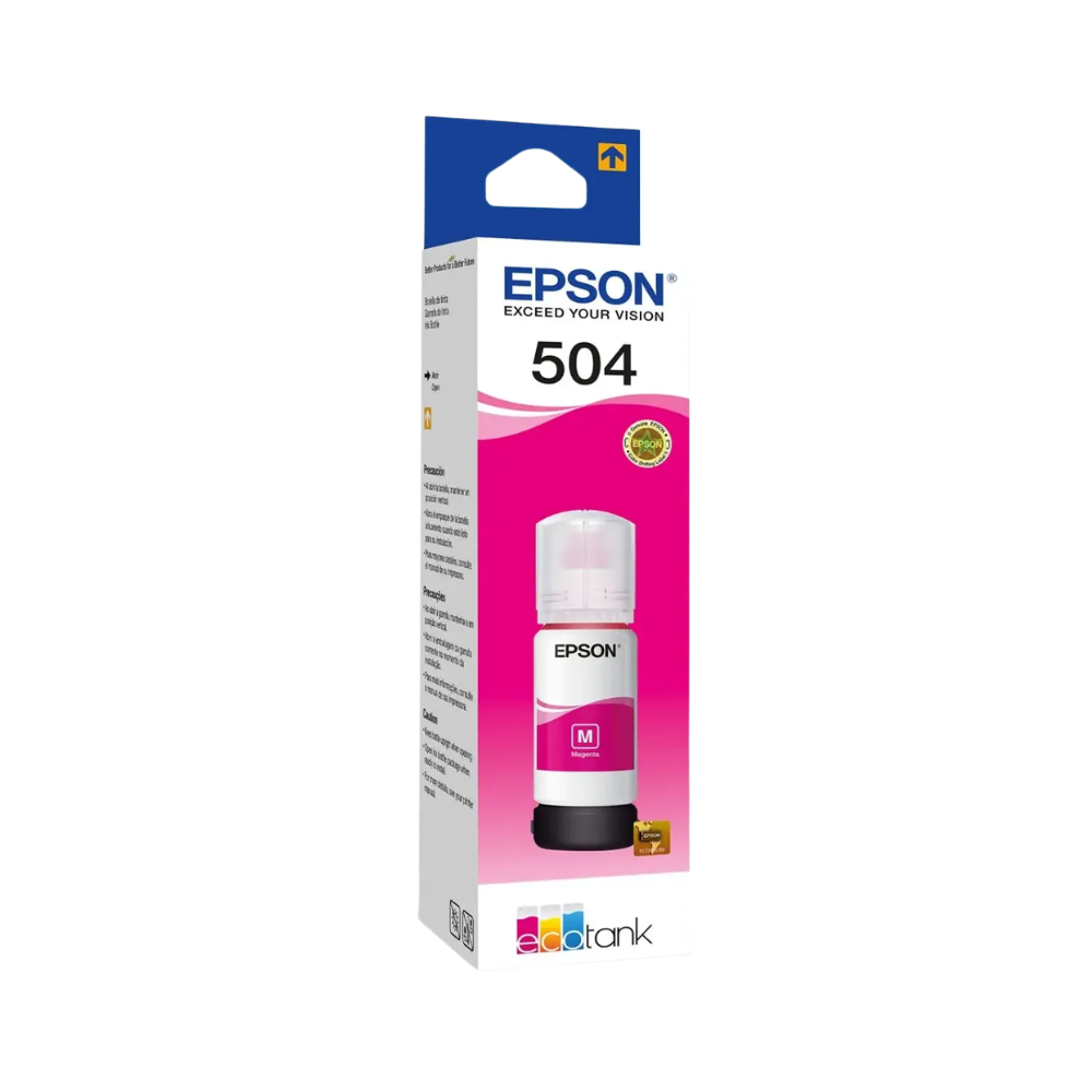 Refil De Tinta Epson T504320 65ml - Magenta - P/ L4150 L4160 L6171 L6161 L6191