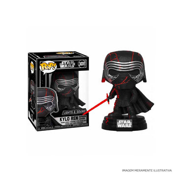 Funko Pop Star Wars: A Ascensão Skywalker - Kylo Ren - Supreme Leader C/ Luz e Som - 35846