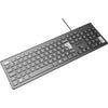 Teclado Usb PCYes Soft Preto / Cinza - Ptosf2Ab
